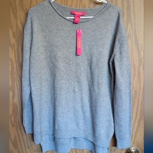 Catherine Malandrino Gray Cotton Blend Sweater NWT's!